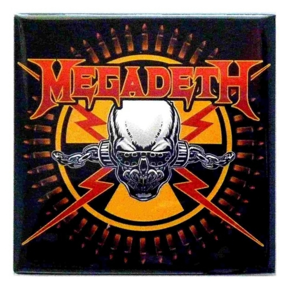 Megadeth Skull And Bullets Magnet